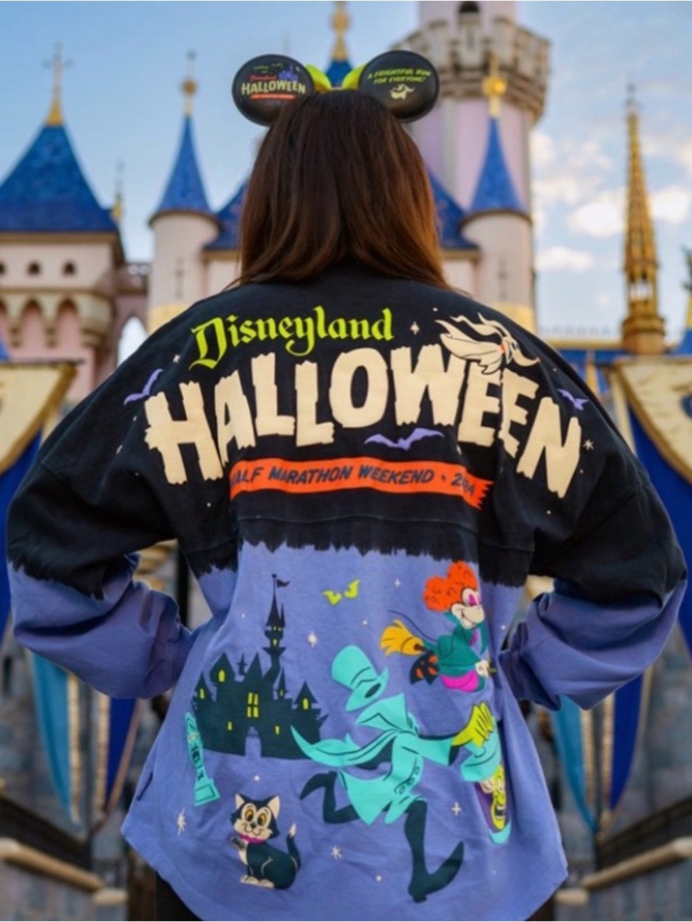 NEW! Disneyland Halloween Half Marathon Weekend 2024 Spirit Jersey SZ L, M